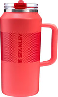 STANLEY Quencher ProTour Flipstraw Tumbler, 64 oz, Hot Coral Fade | Built-In by Unknown