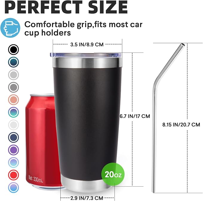 Volhoply 20oz Stainless Steel Tumbler - Image 2