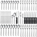 Pleafind 48-Piece Stainless Steel Silverware Set by Pleafind