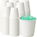 100 Pack 3 oz Paper Cups, Small Coffee Cups, Disposable Mini Bathroom Mouthwash by ECOEXTRA