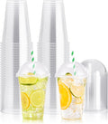 100 PACK 16 oz Clear Plastic Cups by JOLLYPARTY