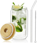 LIBWYS Double Wall Drinking Glass Cups by LIBWYS