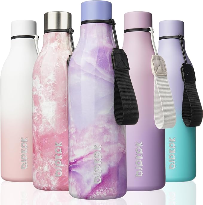 BJPKPK 25oz Insulated Water Bottle, Stainless Steel Bottle by BJPKPK