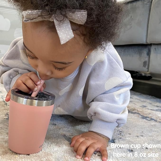 CUPKIN Toddler Tumblers, The Original 12 oz Stackable Stainless Steel Cups - Image 9