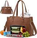 LOVEVOOK Lunch Bag for Women, Work Laptop Tote Bag by LOVEVOOK