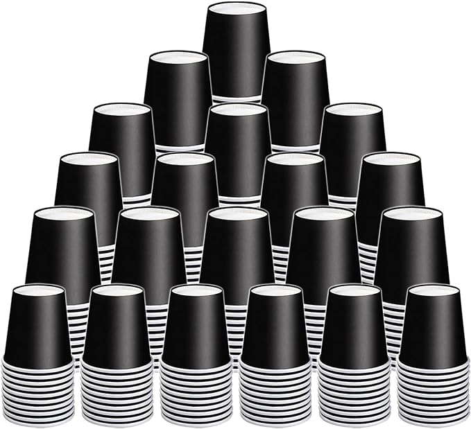 300 Count 3 Oz Mouthwash Cups, Small Disposable Cup, Espresso Cup by Huaiid