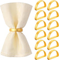 Suream Stainless Steel Napkin Rings, Modern Serviette Buckles by Suream