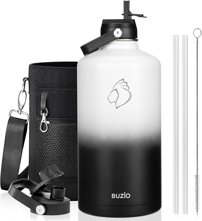 BUZIO 1 Gallon Water Bottle Insulated by BUZIO