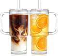 KEMORELA 24oz Ribbed Glass Tumbler by KEMORELA