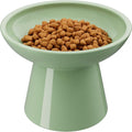 LoeJan Elevated Cat Food and Water Bowls Set, Extra Wide and Raised Ceramic by LoeJan