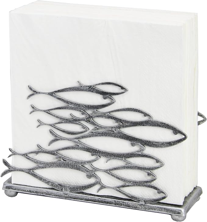 OwlGift Fish Design Napkin Holder, Ocean Serviette Dispenser, Marine Cocktail - Image 3