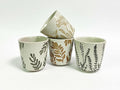 6 oz Stoneware Matcha Cup, Japanese Tea Cup, Handmade Feel, Handle-less Teacup by SYJANHOME