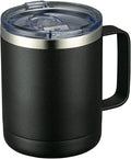 MEWAY 12oz Coffee Mug With Handle and Sliding Lid, Stainless Steel Travel by MEWAY