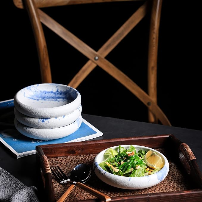 Uaral Salad Plate Stone Plates Appetizer Plates Portion Plate Japanese Serving - Image 4