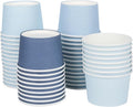AimFun 60Pc Dusty Blue Treat Snack Cups Paper Ice Cream Cups 8oz | 4 Colors by AimFun