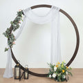 Efavormart 20ft Silver Gauze Cheesecloth Wedding Arch Drapery Fabric, Extra by efavormart