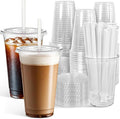 Ginkgo 100 Pack - 16 oz Clear Plastic Cups by HOME