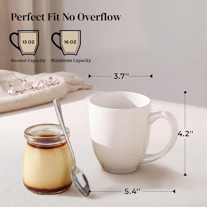 DOWAN Coffee Mugs, 16 oz Ceramic Coffee Cups - Image 2