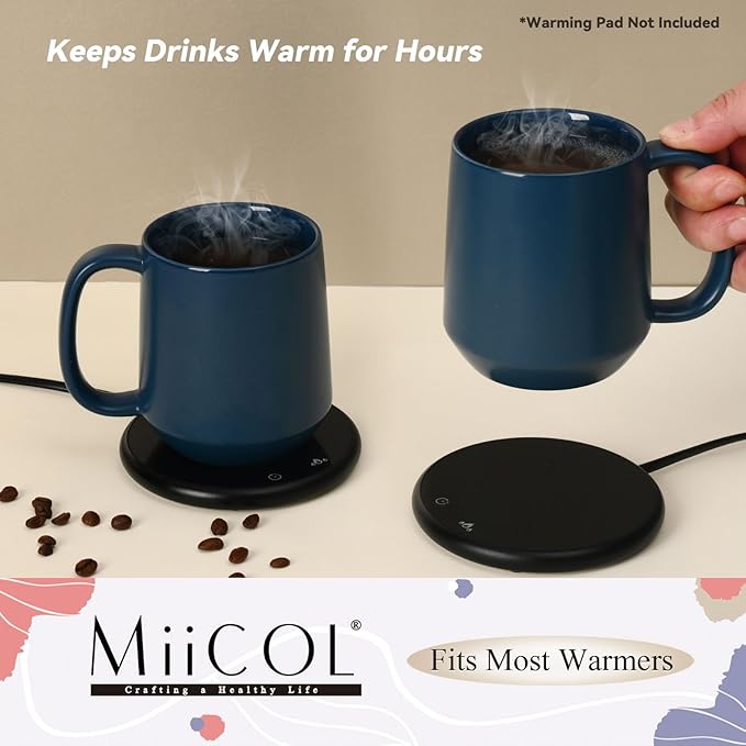 Miicol Ceramic Coffee Mug, 16 oz Large Coffee Cup, Tea Mug - Image 4