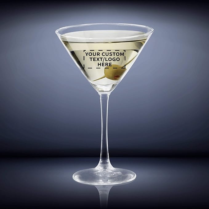 Custom Martini Glasses by ARC 10 oz. Set of 100, Personalized Bulk Pack - Perfect for Hotel, Bar, Restaurant or Lounge - Clear