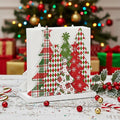 Buffalo Check Christmas Tree Napkin Holder by Namalu
