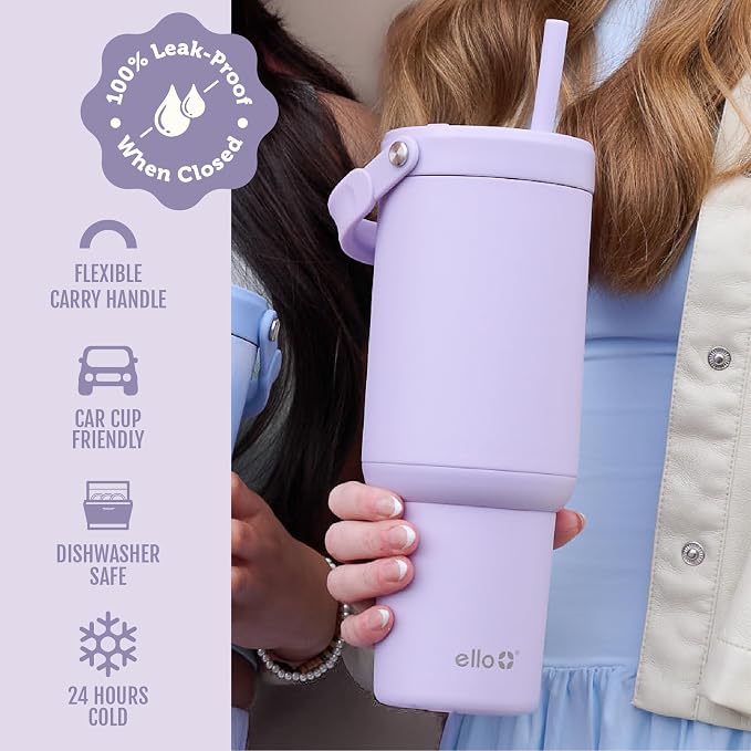 Ello Oasis Go+ 32oz Insulated Stainless Steel Tumbler - Image 4