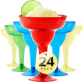 Stock Your Home Multicolor Plastic Margarita Glasses Disposable Decorations by StockYourHome