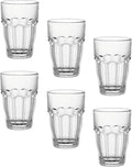 Bormioli Rocco Rock Bar Stackable Beverage, Spirits – 12.5oz Durable Tempered by Bormioli+Rocco
