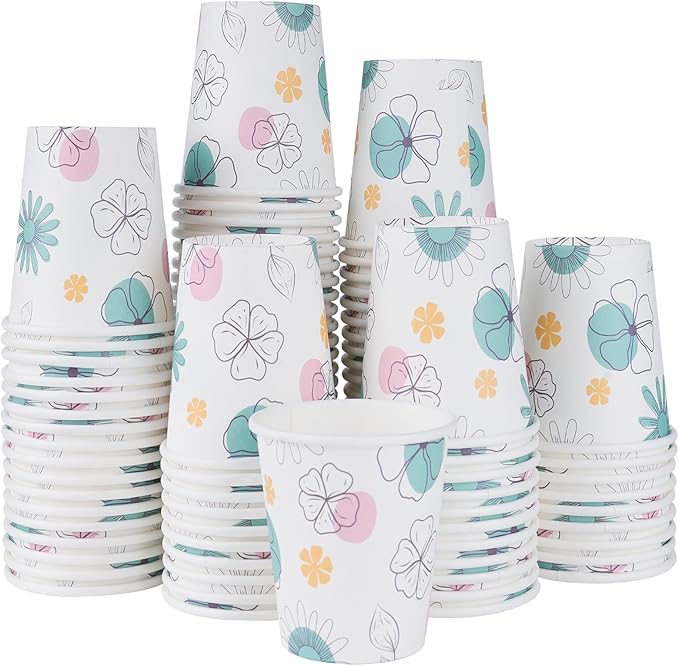 Lamosi 300 Pack 5 oz Paper Cups, Disposable Small Bathroom Water Cups | Mini by BuyNow