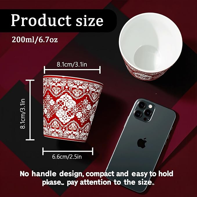 YQ&AMK 6.76oz Handmade Jingdezhen Ceramic Tumbler Mug - Image 3