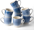 famiware Coffee Mugs Set, 13 oz Mug Set of 8, Stoneware Cups by Famiware