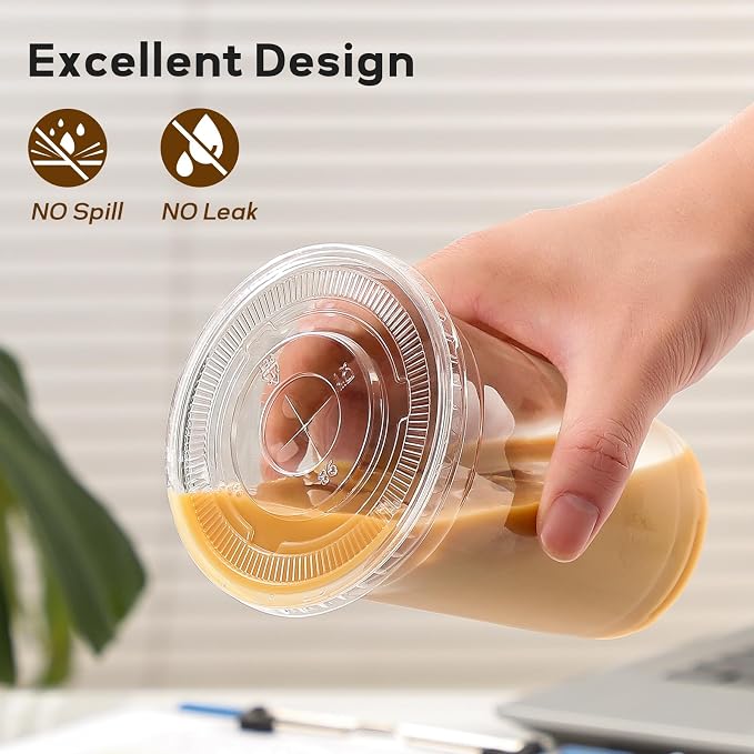 AOZITA 25 Pack - 16 oz Plastic Cups - Image 4