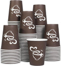 Clawsoff 100 Count 12 oz Coffee Cups Disposable Paper Hot Coffee Cups Brown | by BuyNow