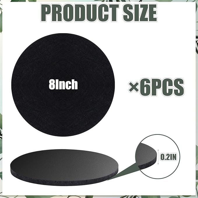 Plant Coaster Mat Reversible, Household Products Absorbent/Waterproof - Image 2