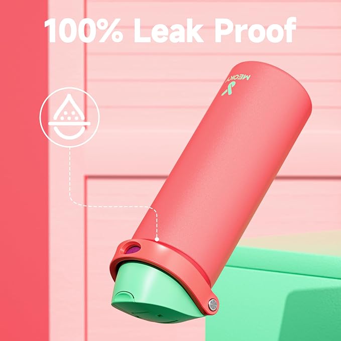 24 oz Insulated Water Bottle for Women: Meoky Stainless Steel Water Bottle - Image 5