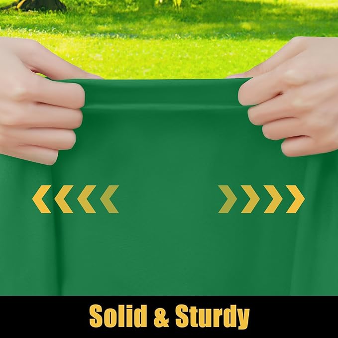 Smiry Rectangle Picnic Table Cloth, Waterproof Elastic Fitted Tablecloths for 5 Foot Tables, Washable Polyester Table Cover for Camping, Indoor and Outdoor (Hunter Green, 30"x60")