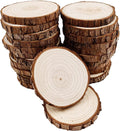 Unfinished Natural with Tree Bark Wood Slices 30 Pcs 2.4"-2.8" inch Disc by WilliamCraftCalifornia