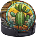 Cactus Coasters for Drinks, Housewarming Gifts by petloverdoglovercommunity