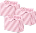 P Pothuiny 50 Pcs Pink Satin Napkins 17 x 17 Inch, Satin Cloth Napkins | Square by P+Pothuiny