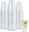 Turbo Bee 100 Pack 12 OZ Clear Plastic Cups, Disposable Crystal Plastic Party by TurboBee