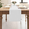 Soft Caddice Faux Linen Table Runner Cloth 2 Side by NATUS+WEAVER