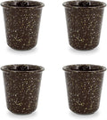 10oz Coffee Mugs Set of 4, Handleless Ceramic Coffee Cups, Cappuccino, Tea & by Krokori