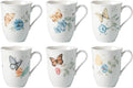 Lenox 892798 Butterfly Meadow 6-Piece Mug Set | Dishwasher safe, microwave safe by Lenox