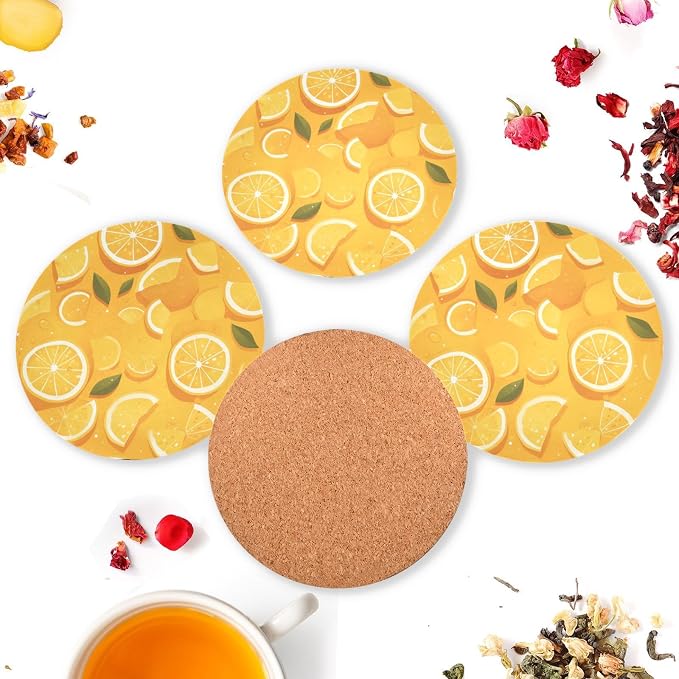 Slice Citrus 4 Piecing Set Coasters - Image 6