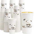 Lamosi 180 Pack 16 oz Coffee Cups, Disposable Paper Cups | Hot/Cold Beverage by BuyNow