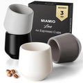 MIAMIO - Espresso Cups Set of 4, Ceramic - Luxe | Ceramic espresso cups by MIAMIO