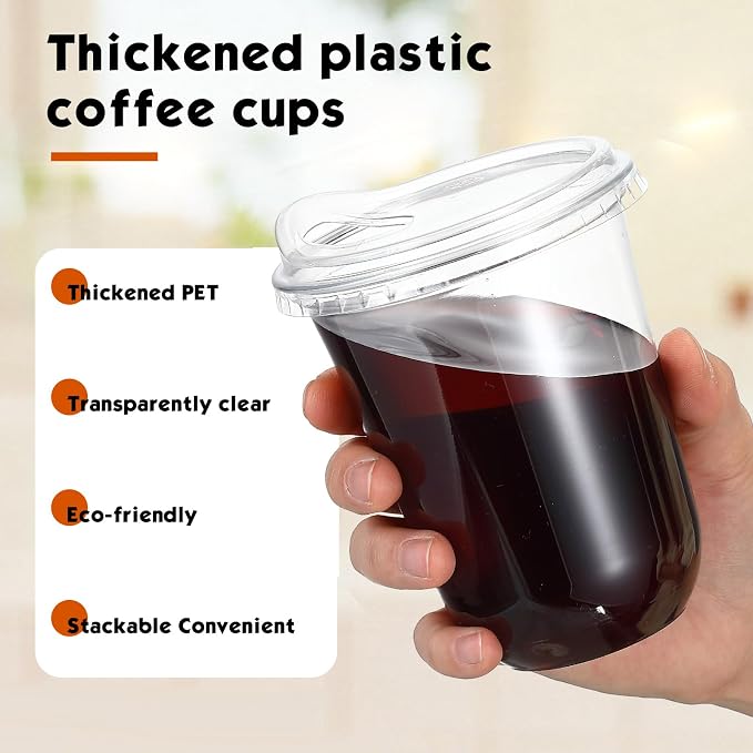 Baderke 300 Pcs Clear Plastic Cups - Image 4