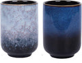Japanese Sushi Yunomi Tea Cups Set of 2, Handle-less Ceramic Tea cups, by Unknown