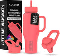 Coldest Tumbler with Handle and Straw by Coldest