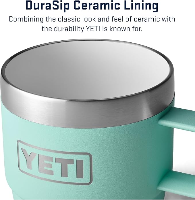 YETI Rambler 6 oz Stackable Mug, Stainless Steel, Vacuum Insulated - Image 3